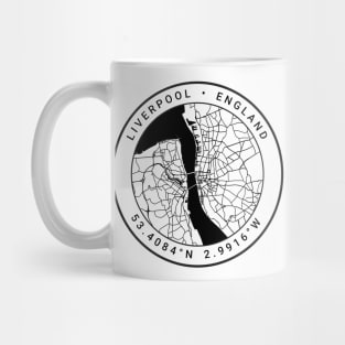 Liverpool Map Mug